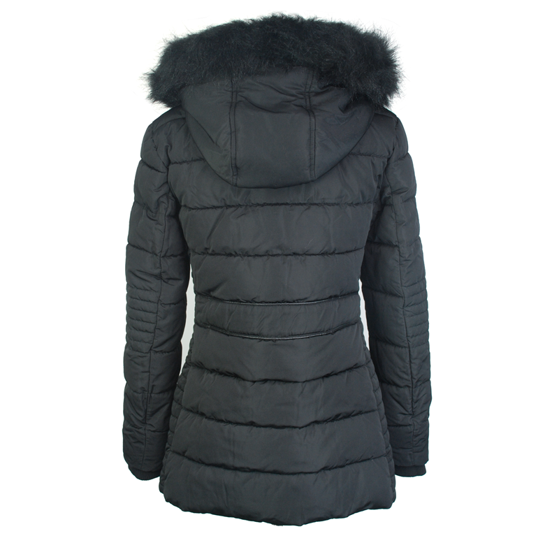 Fake fur windproof winter customized heavy padding best winter jackets womens winter coats on sale